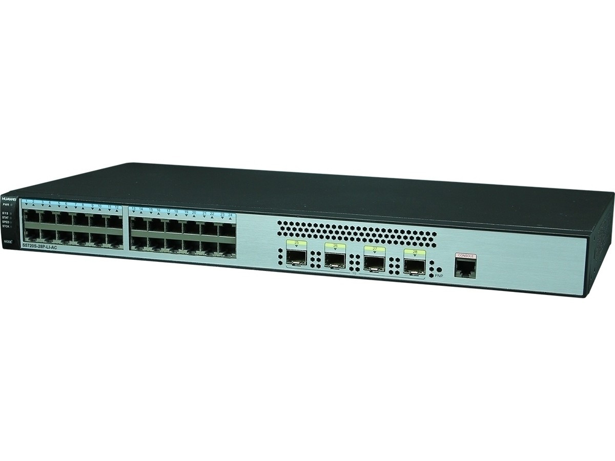 華為S5720S-28P-LI-AC網(wǎng)絡(luò)交換機